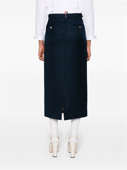 High-waisted midi skirt THOM BROWNE | FGCA12AF0746415